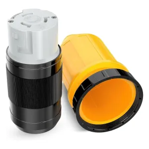 50AMP RV Plug Power Cord Inlet Cover Ring