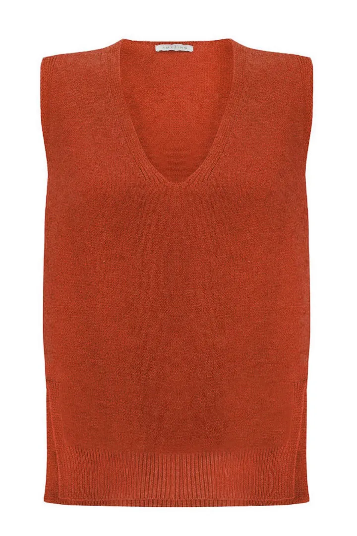 Amazing Woman Pixie Knitted Vest