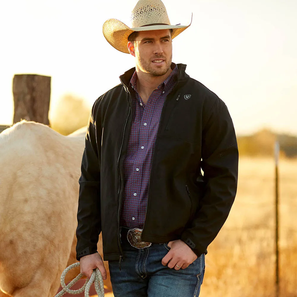 Ariat Men's Softshell Black Logo