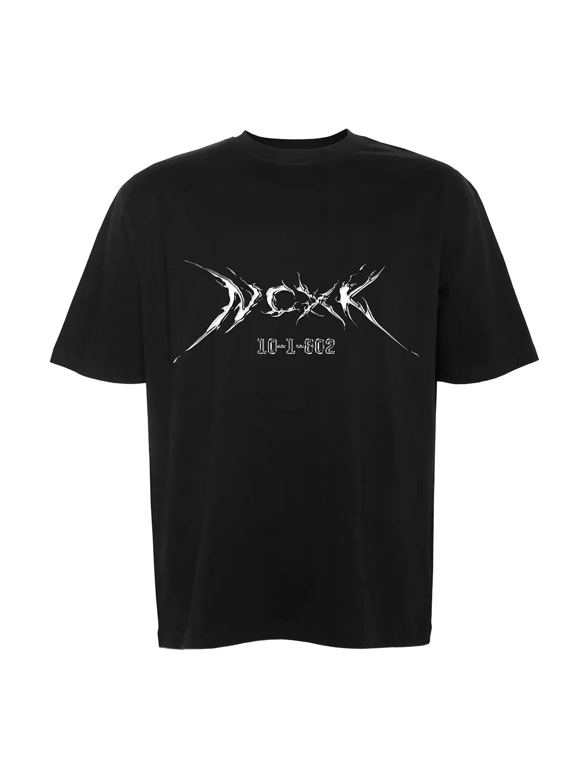 Basic Metallic Print T-Shirt