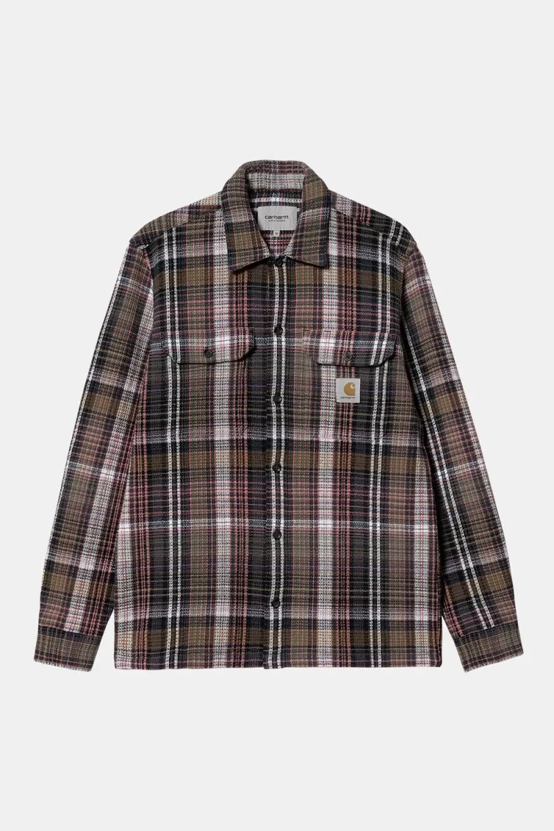 Carhartt WIP L/S Valmon Shirt (Hamilton Brown)
