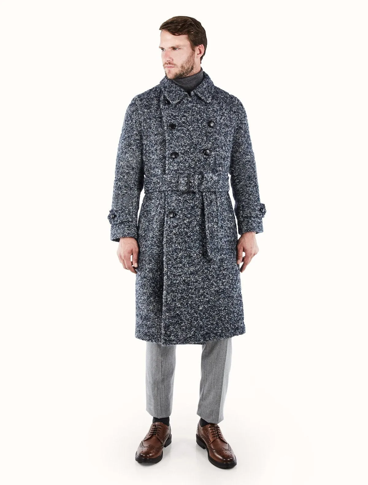 Chiltern Coat in Boucle wool mix