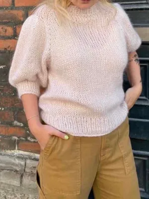 Chunky T-shirt on large needles by Önling, No 4 silk mohair knitting kit Chunky T-shirt on large needles by Önling, No 4 silk mohair knitting kit