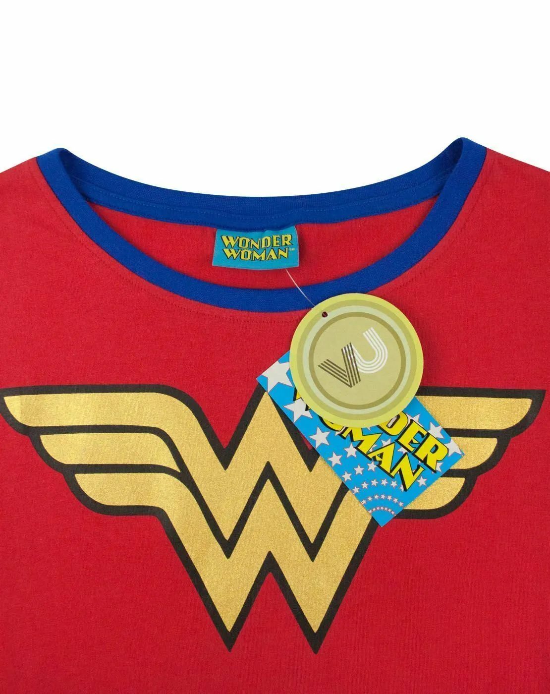 DC Comics Logo Womens Red Short Sleeved T-Shirt
