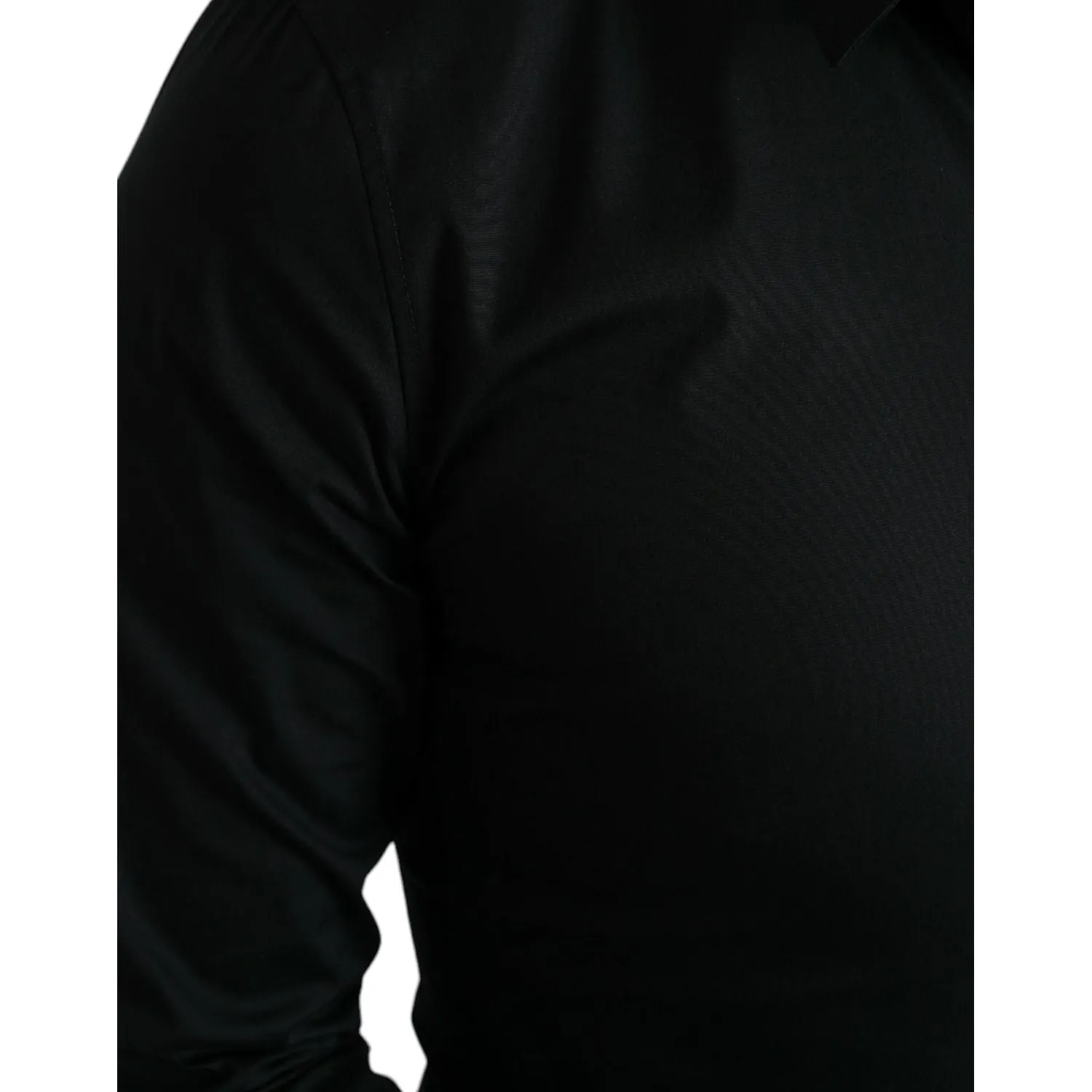 Dolce & Gabbana Elegant Black Slim Fit Italian Dress Shirt