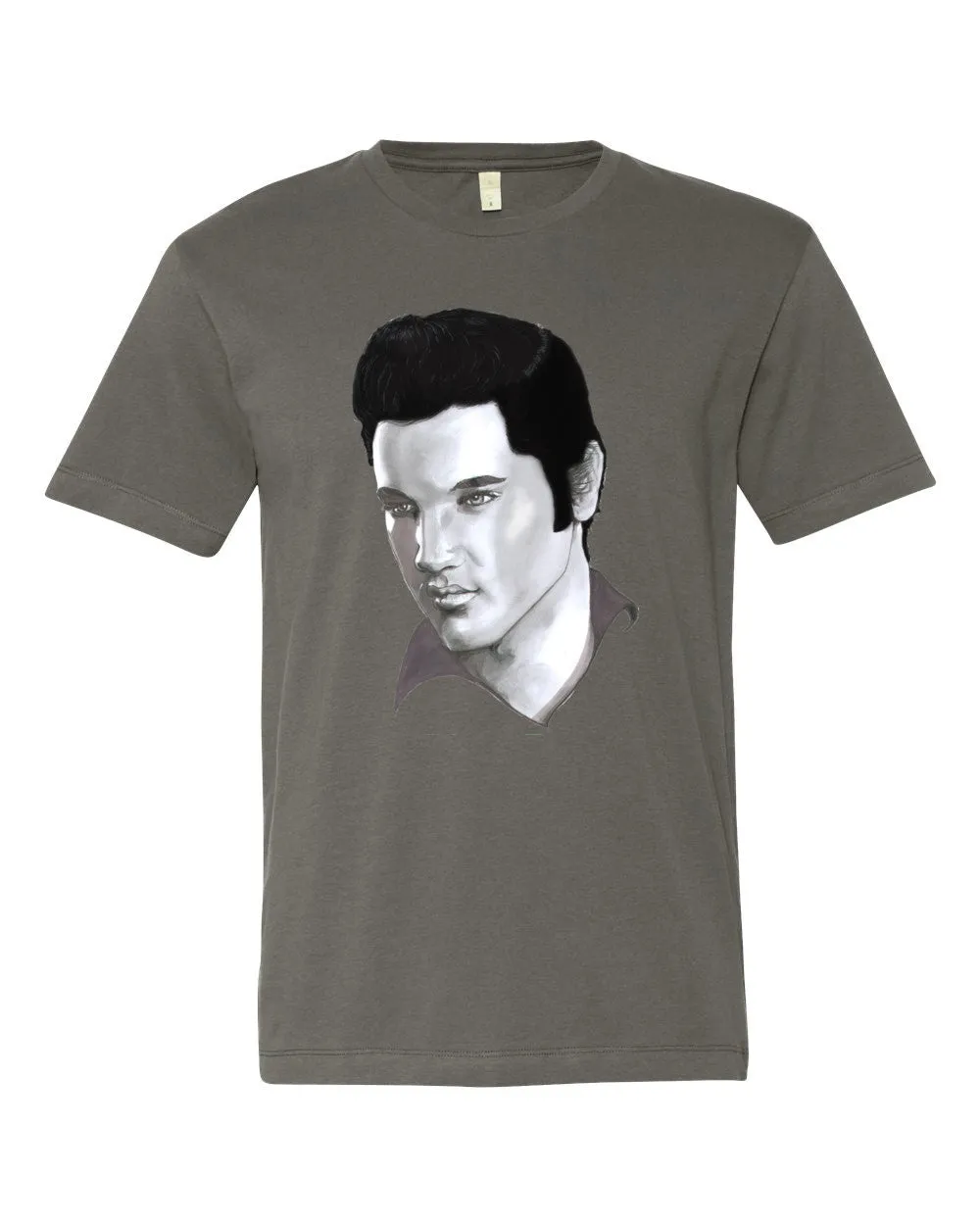 Elvis Presley Short Sleeves Tee (unisex) by Robert Bowen