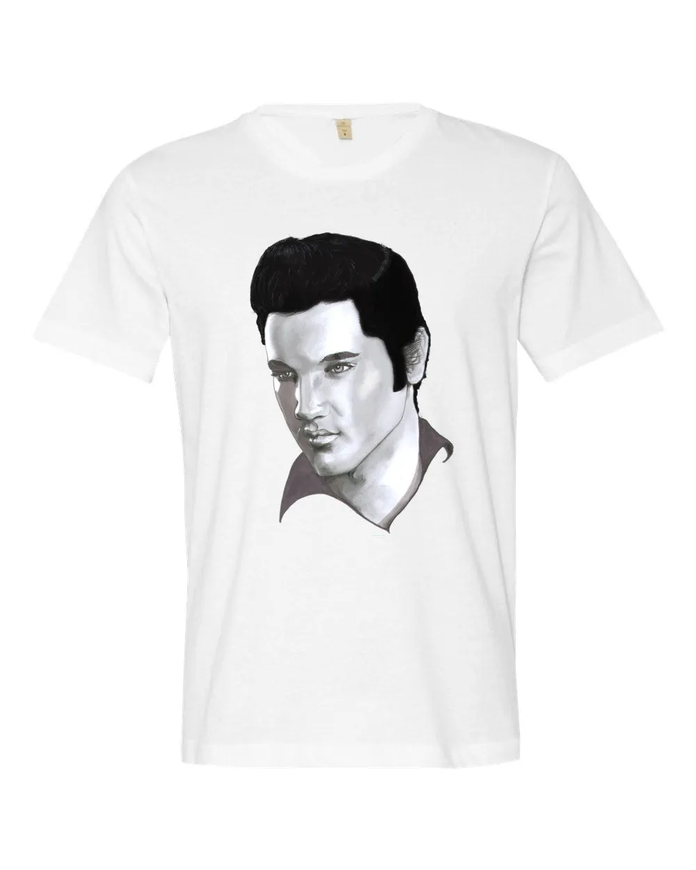 Elvis Presley Short Sleeves Tee (unisex) by Robert Bowen