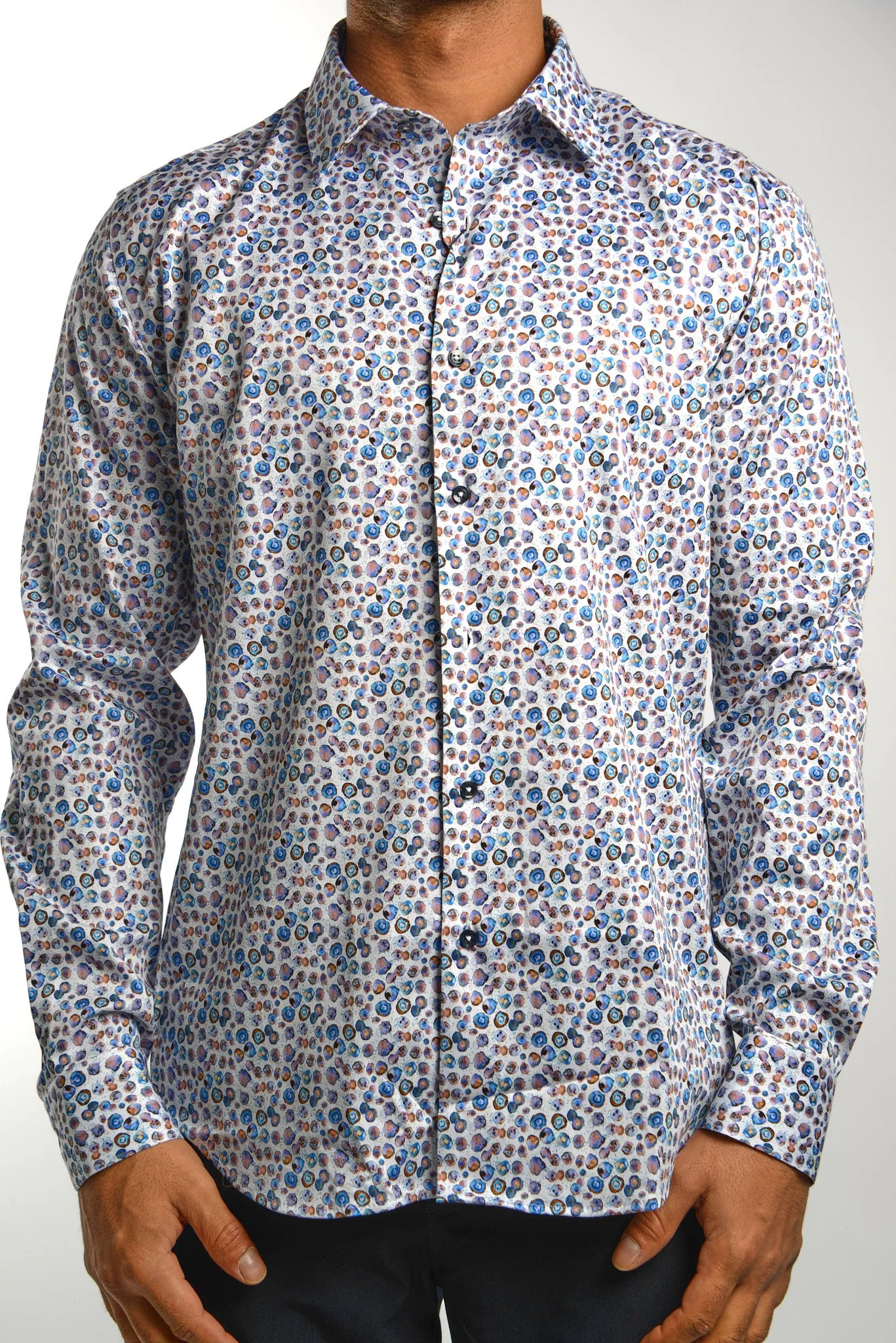 EURO SATEEN LS SPORT SHIRT