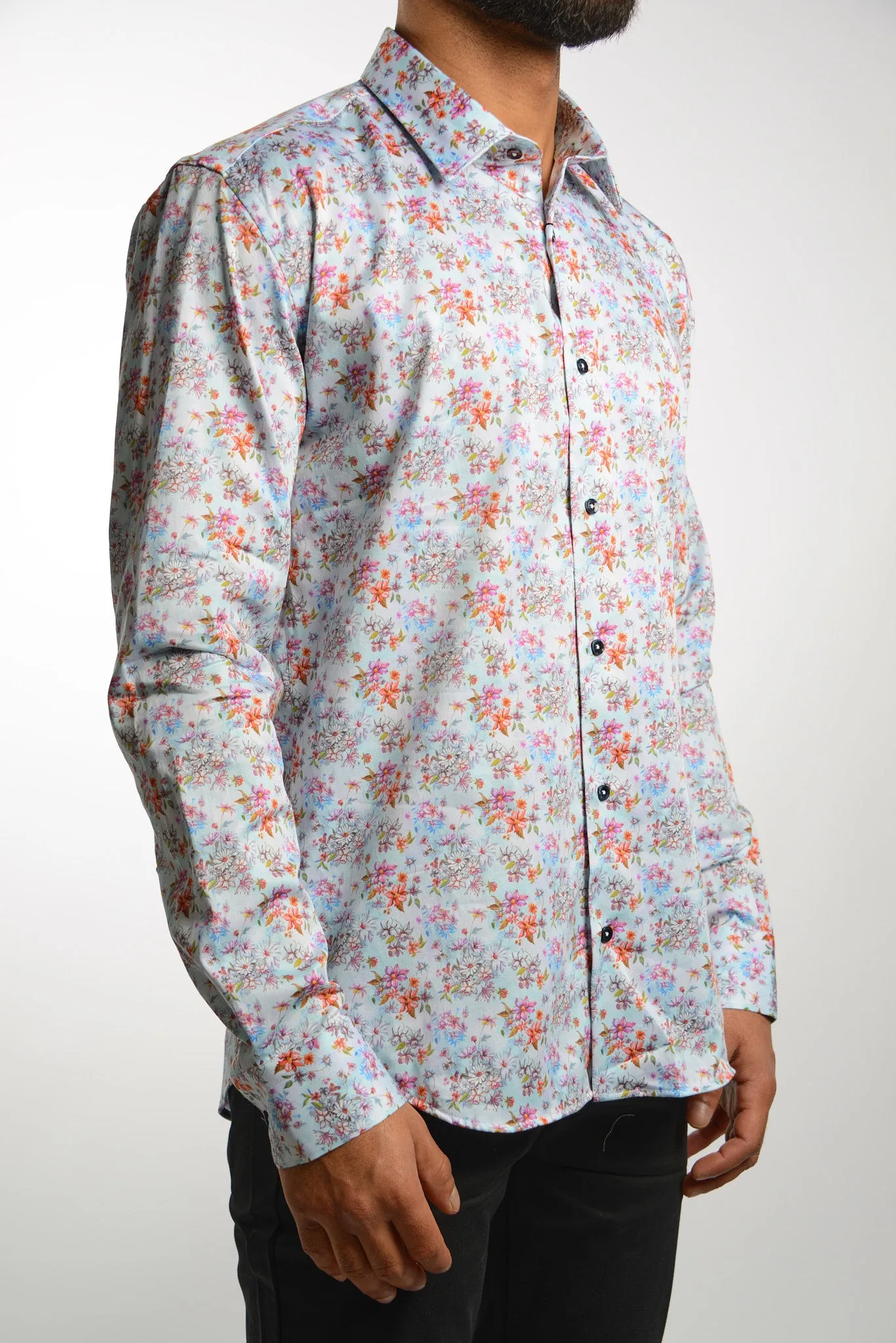 EURO SATEEN LS SPORT SHIRT