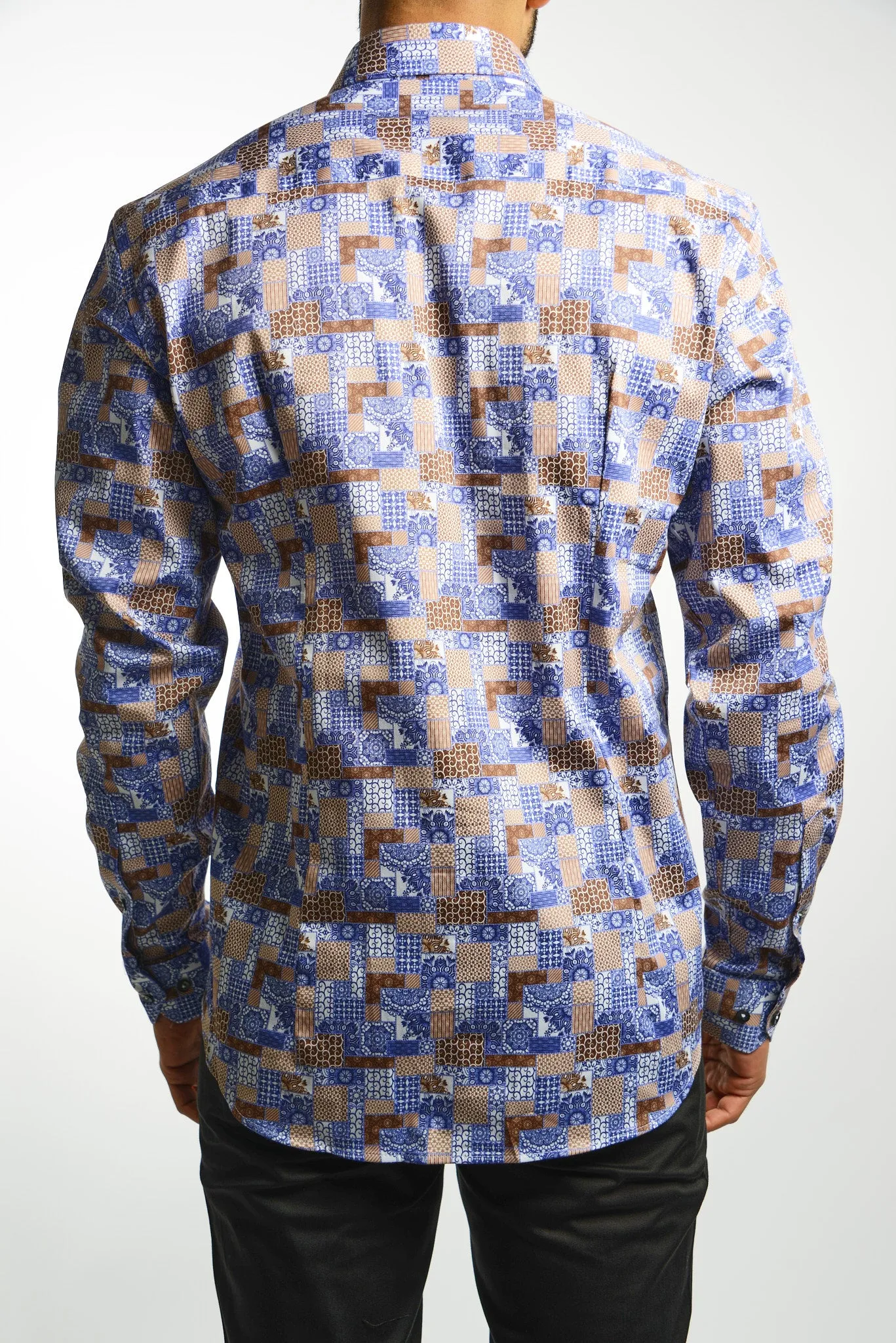 EURO SATEEN LS SPORT SHIRT