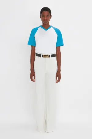 Exclusive Football T-Shirt In Blue