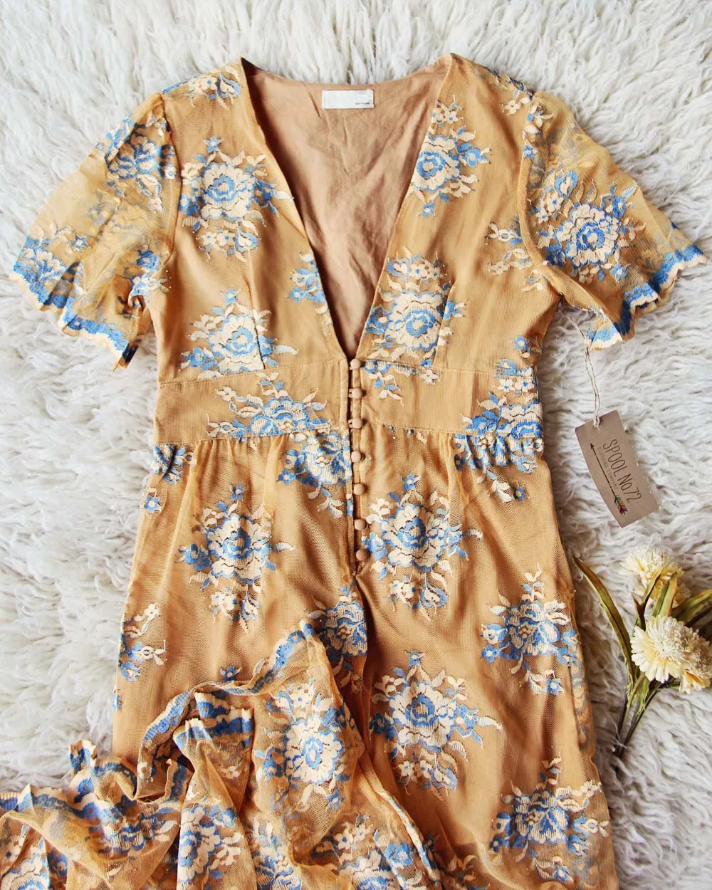 Forsythia Lace Maxi Dress