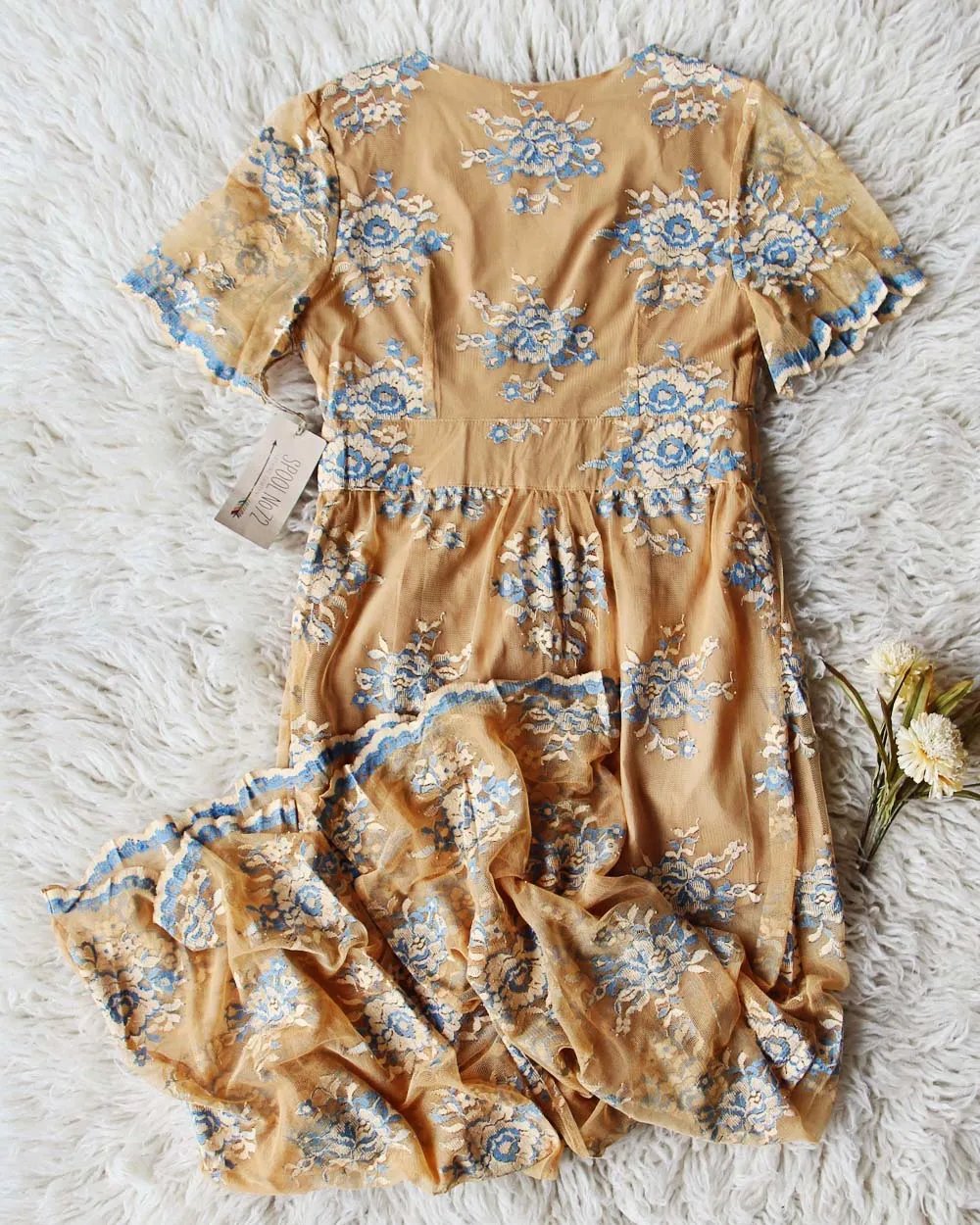 Forsythia Lace Maxi Dress