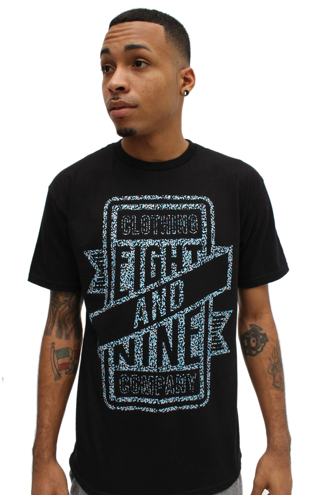 Gamma Blue Metallic Sign Shop T Shirt