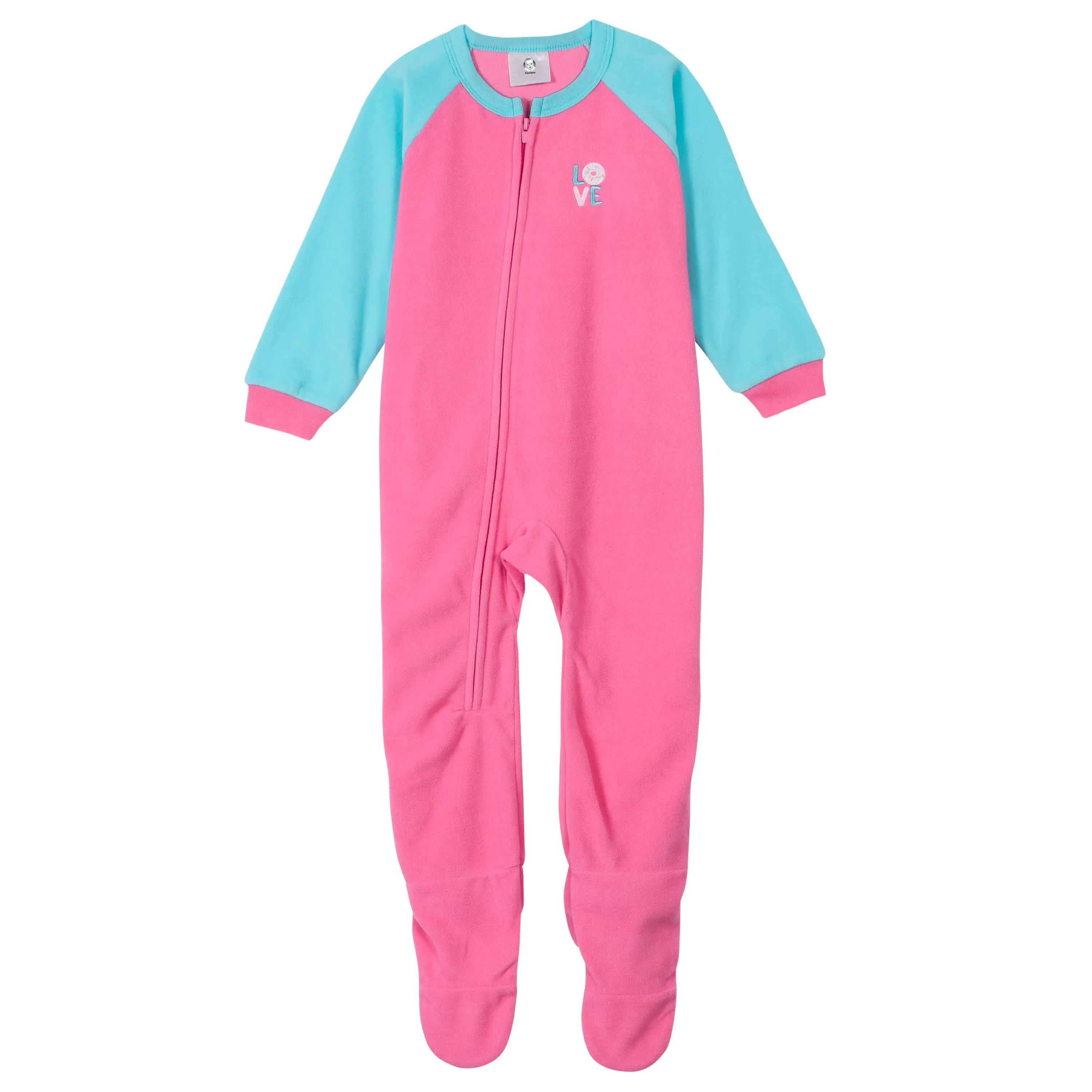 Gerber® 4-Pack Toddler Girls Cupcakes & Donuts Fleece Pajamas