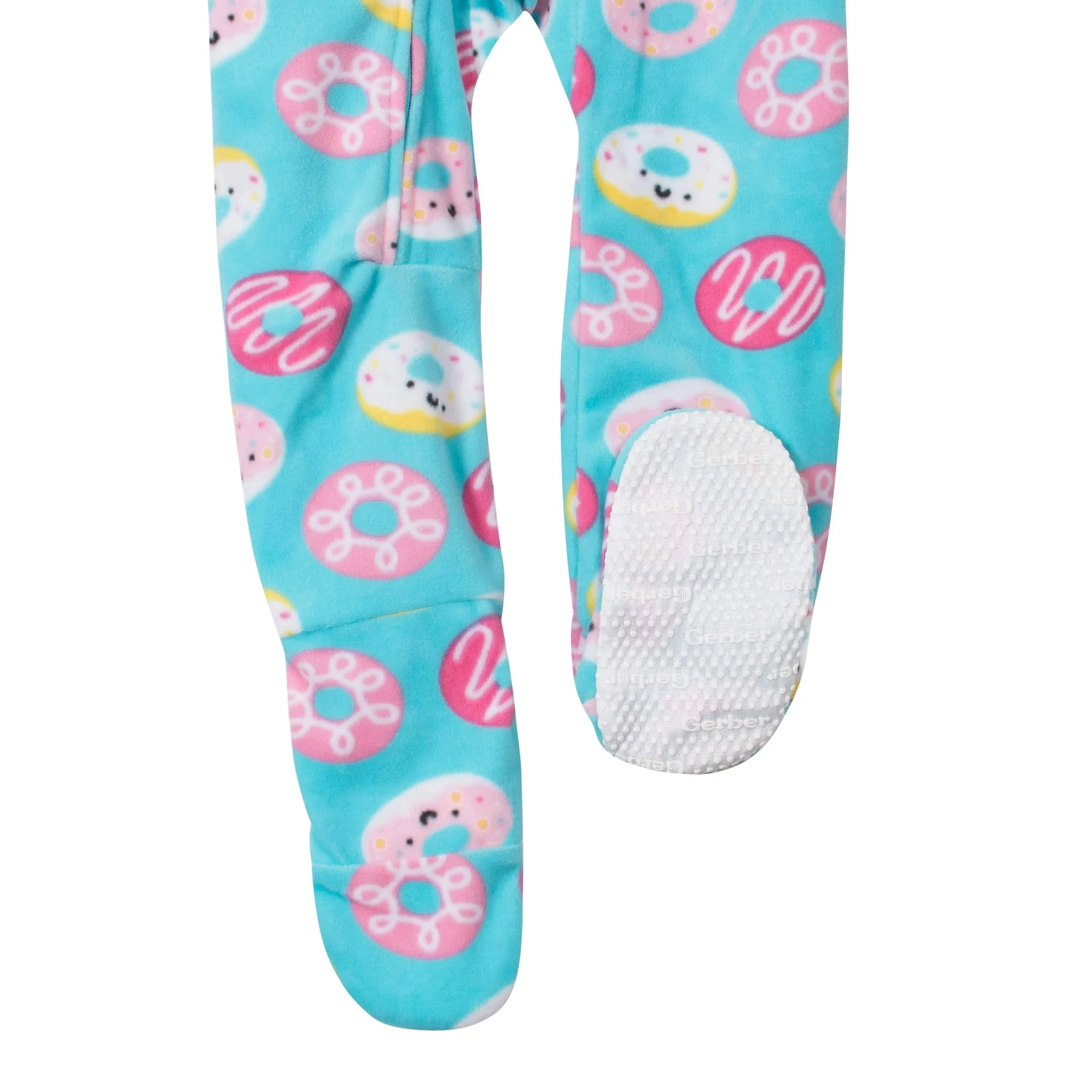 Gerber® 4-Pack Toddler Girls Cupcakes & Donuts Fleece Pajamas