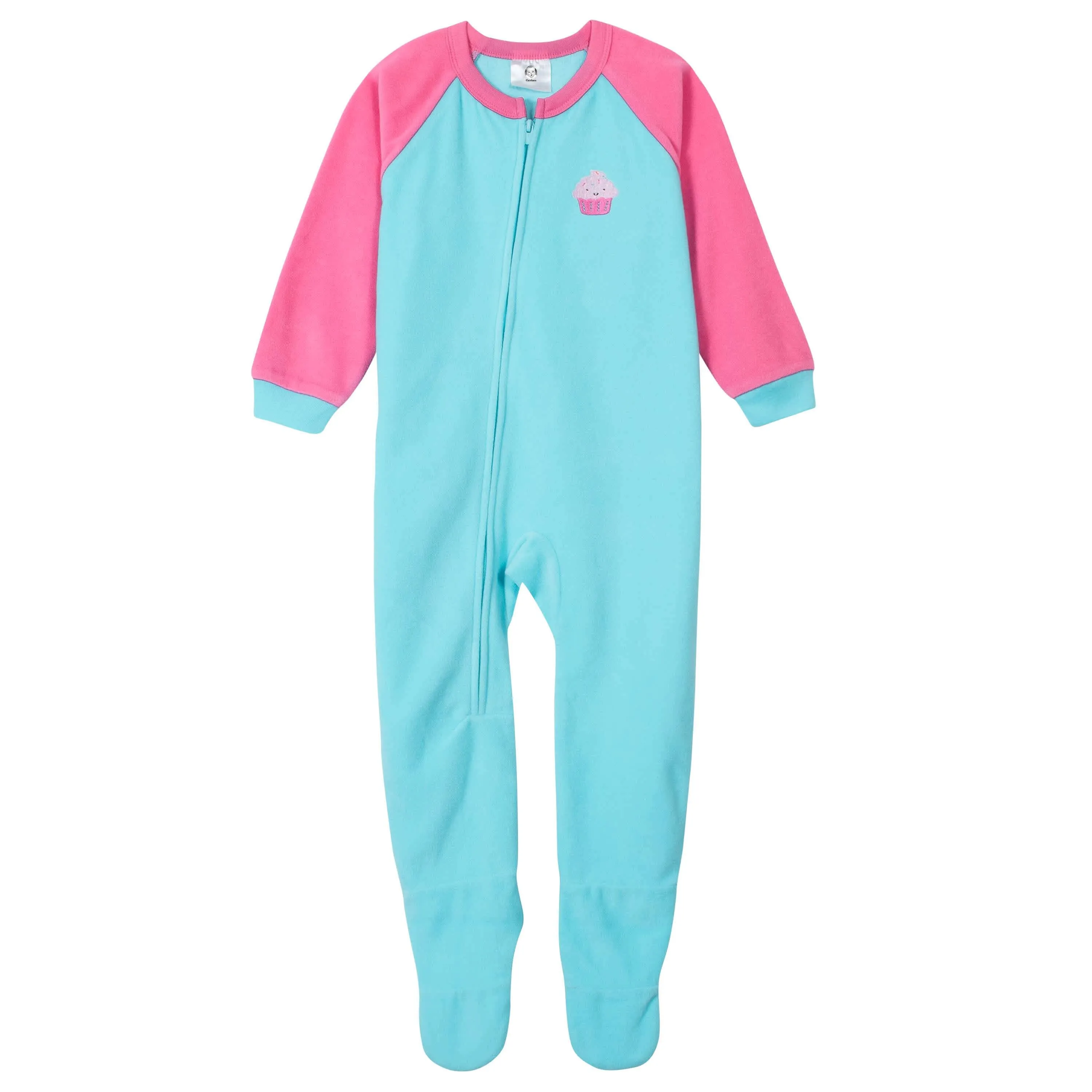 Gerber® 4-Pack Toddler Girls Cupcakes & Donuts Fleece Pajamas