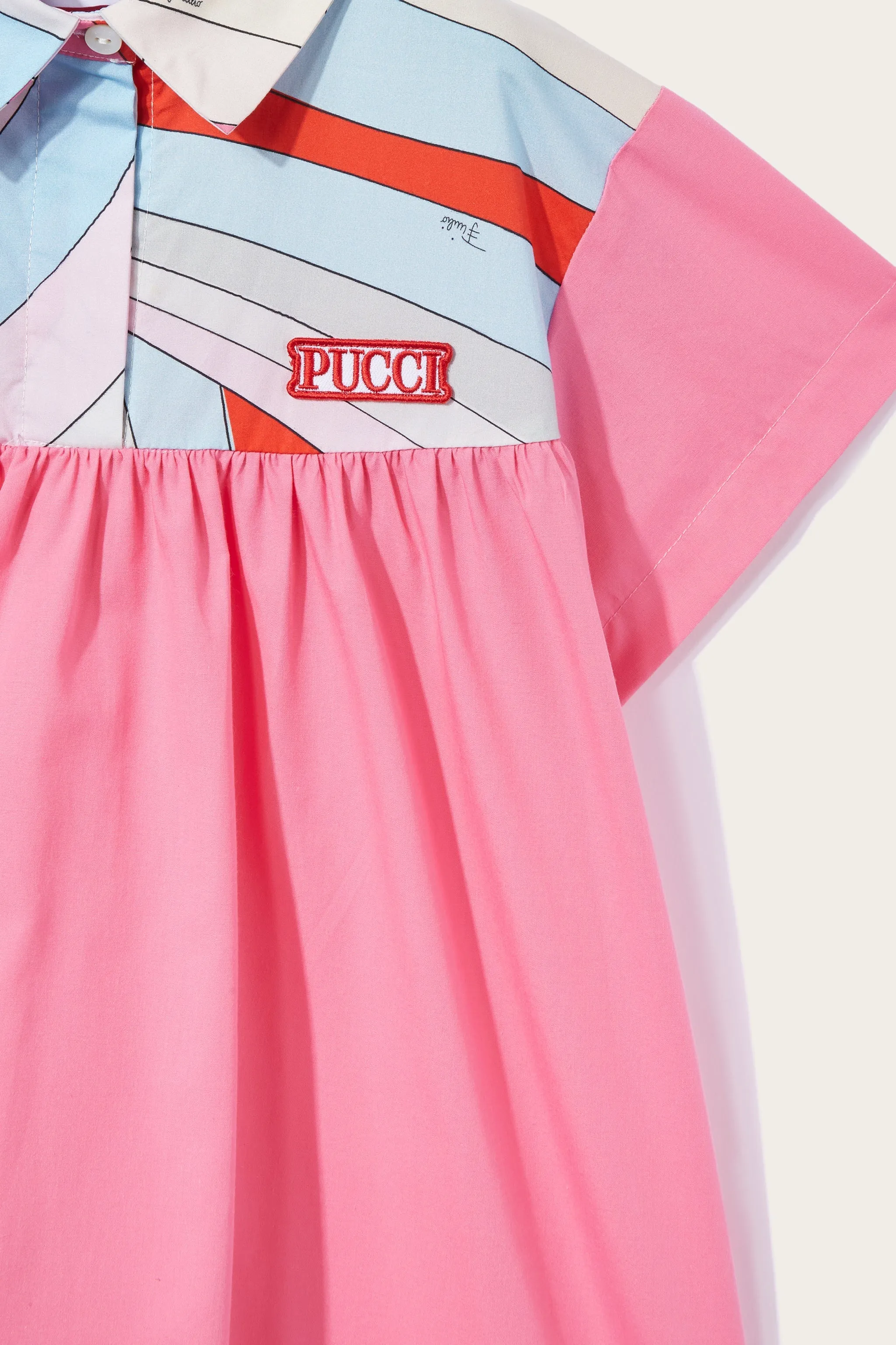 Iride-Print Dress