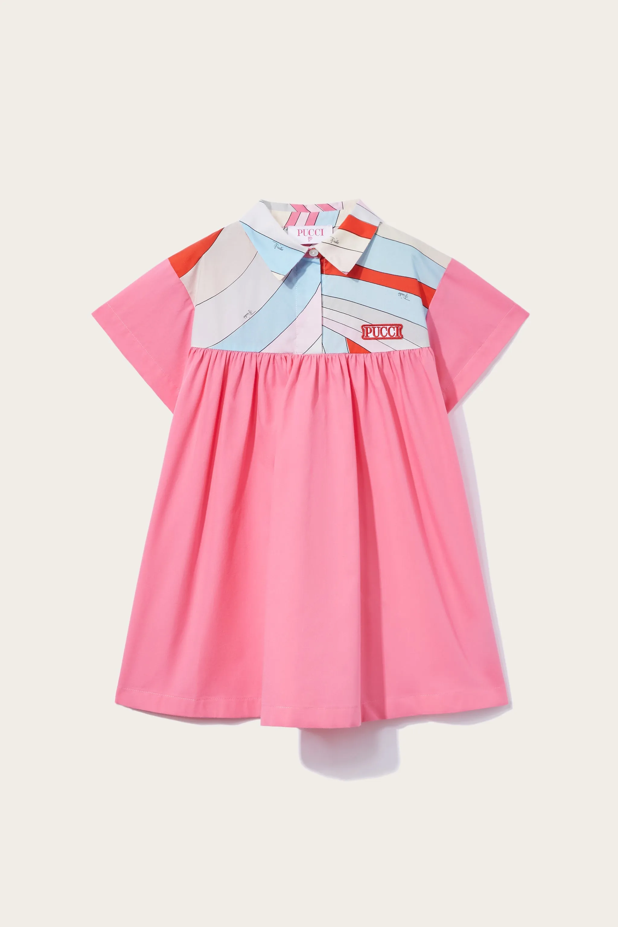 Iride-Print Dress