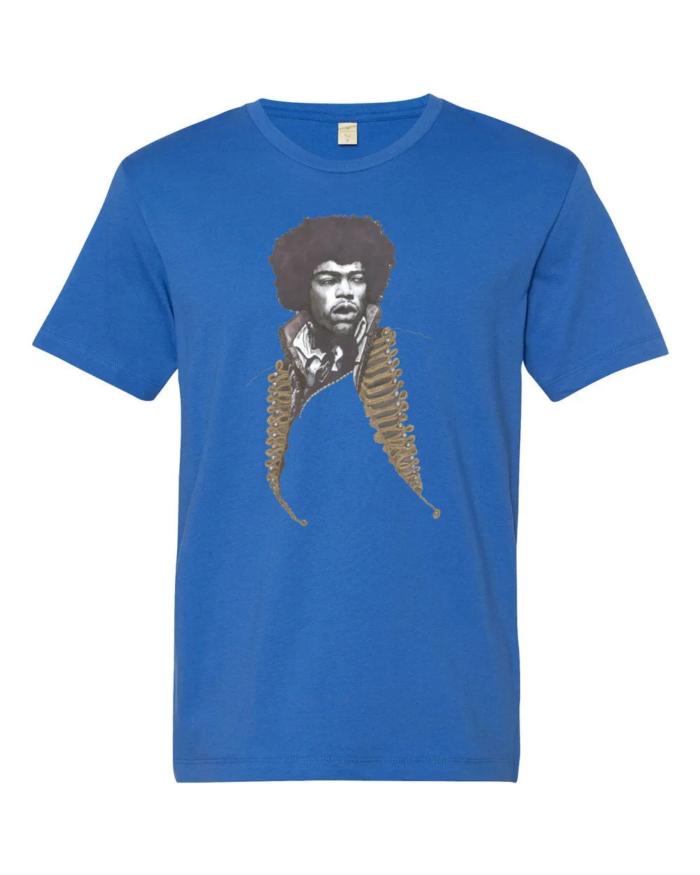 Jimi Hendrix Short Sleeves Tee (unisex) by Robert Bowen