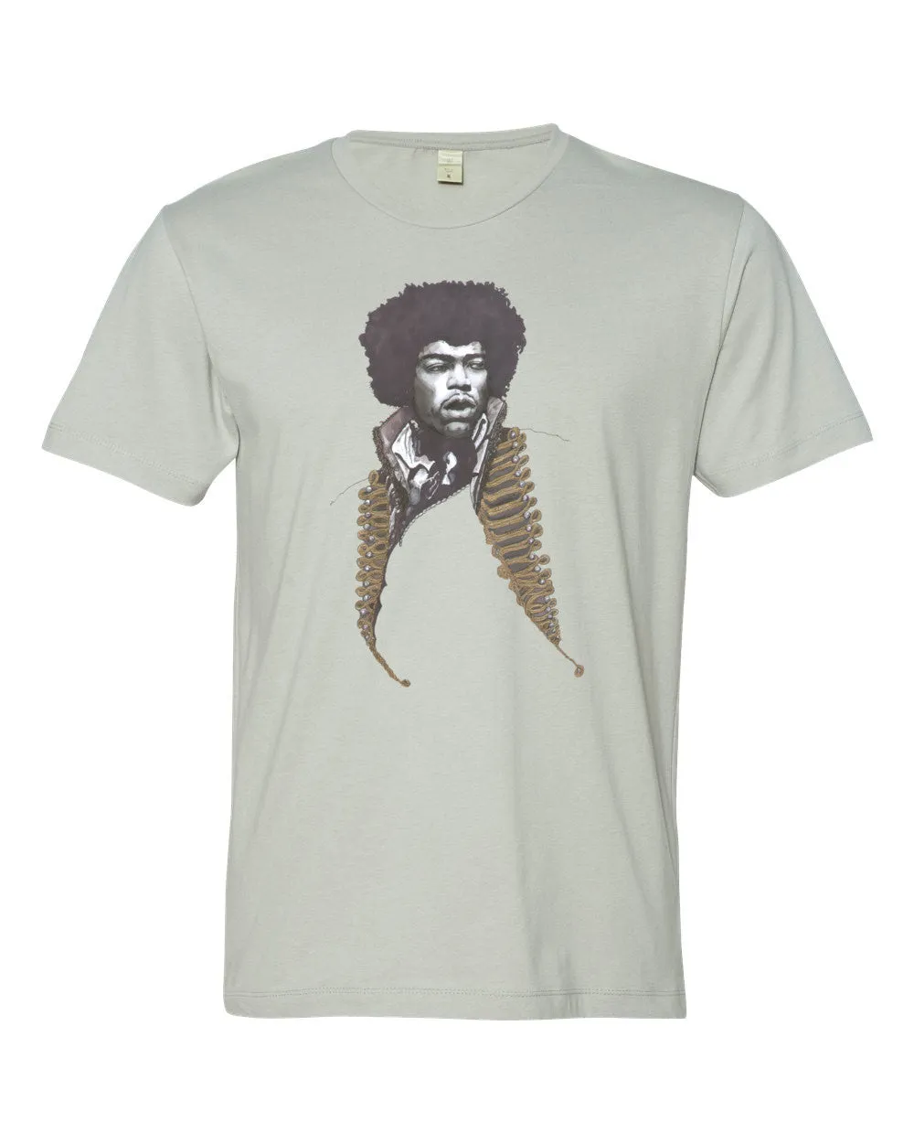 Jimi Hendrix Short Sleeves Tee (unisex) by Robert Bowen