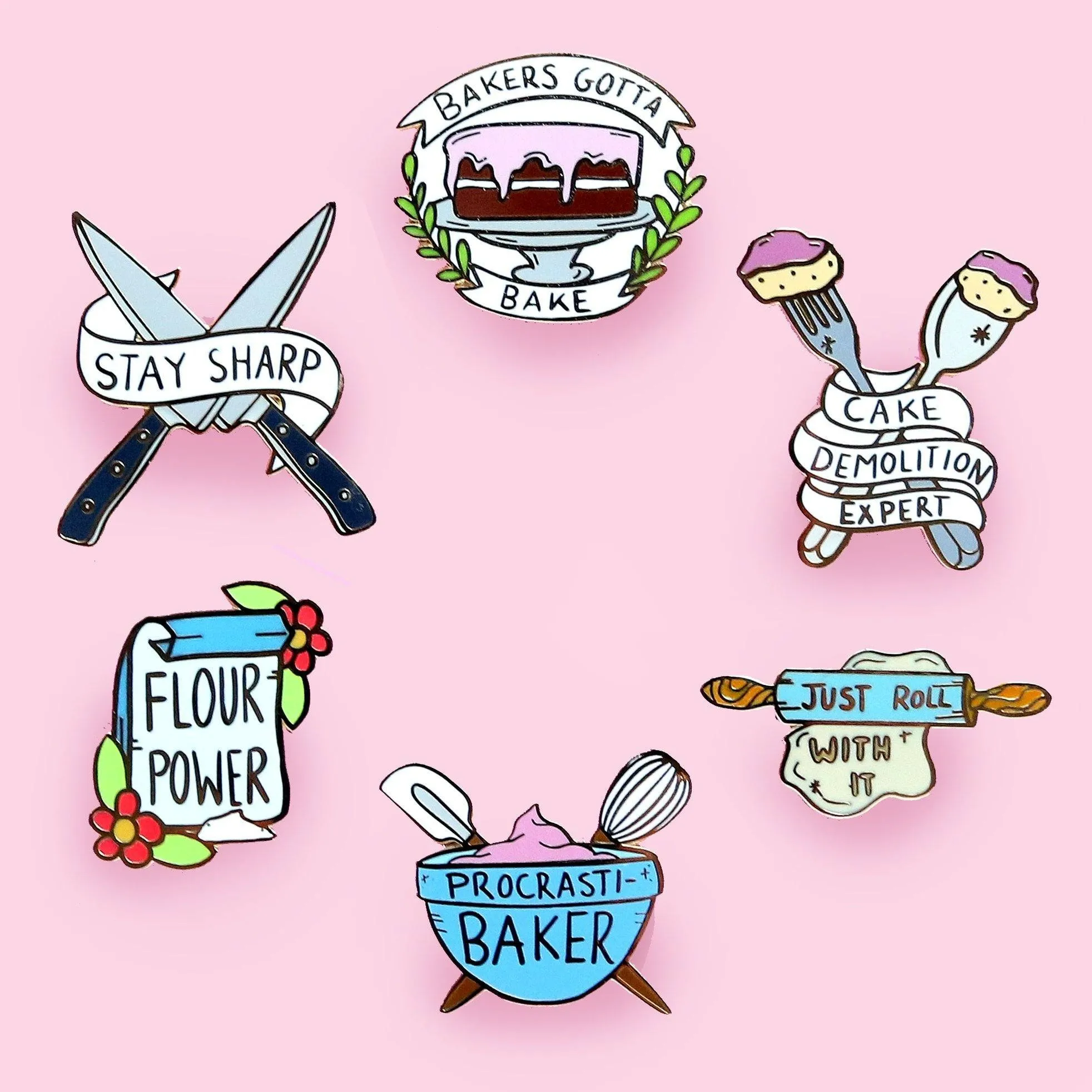 Jubly Umph Lapel Pin • Just Roll With It