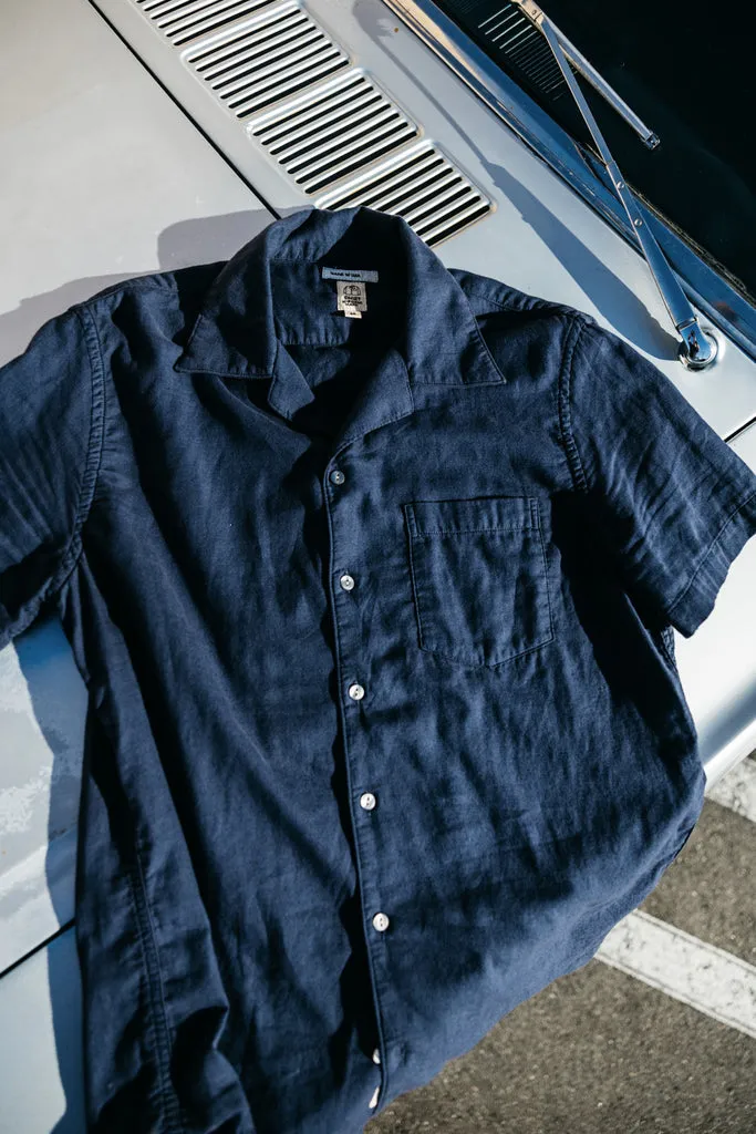 Kato The Wrench SS WGauze Organic Button Up Lavender SS24