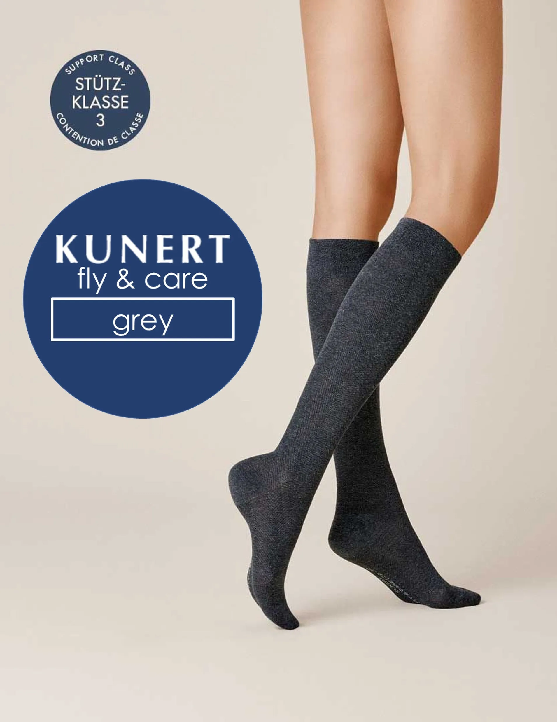 Kunert Fly & Care Cotton Compression Knee High Sock 268800