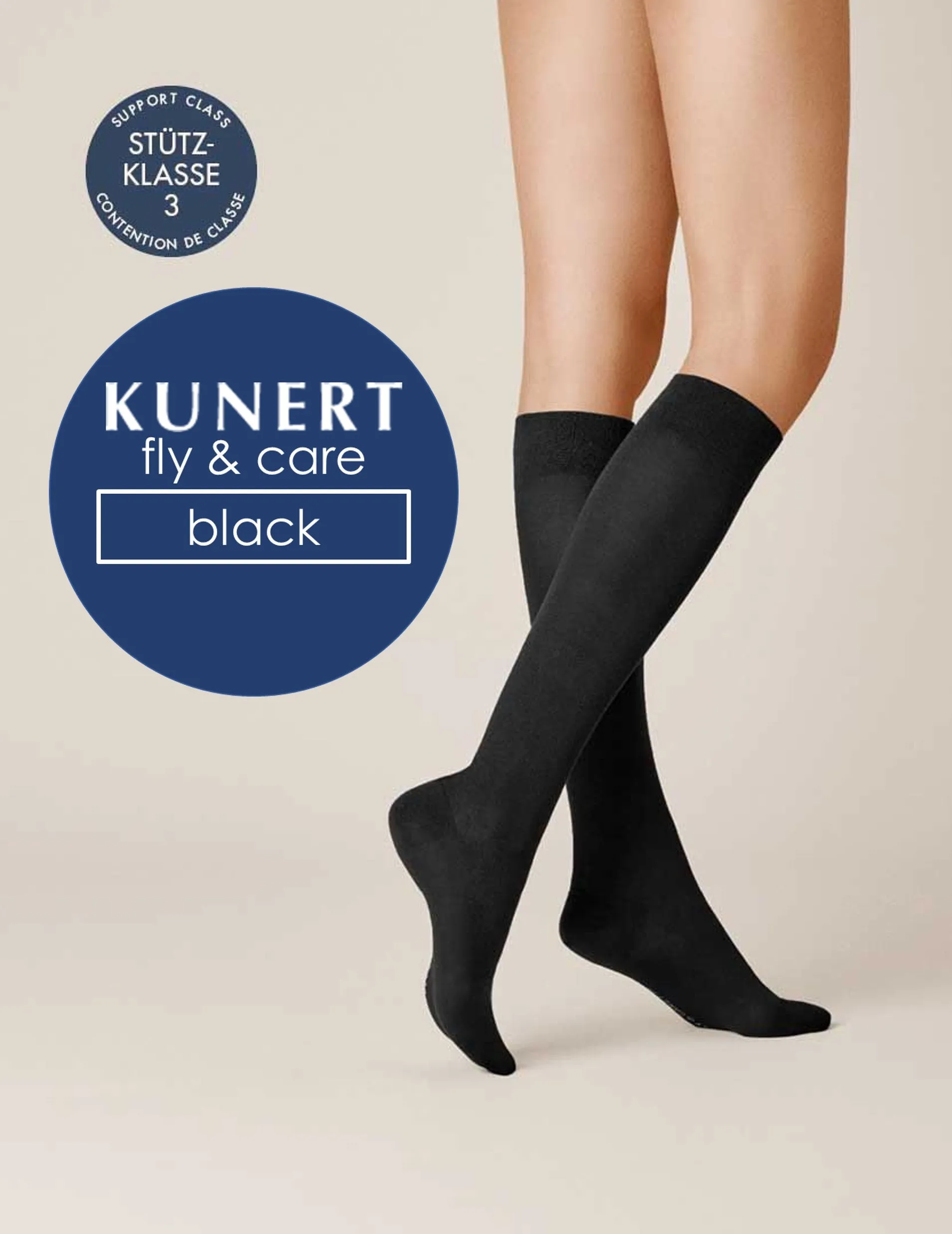 Kunert Fly & Care Cotton Compression Knee High Sock 268800