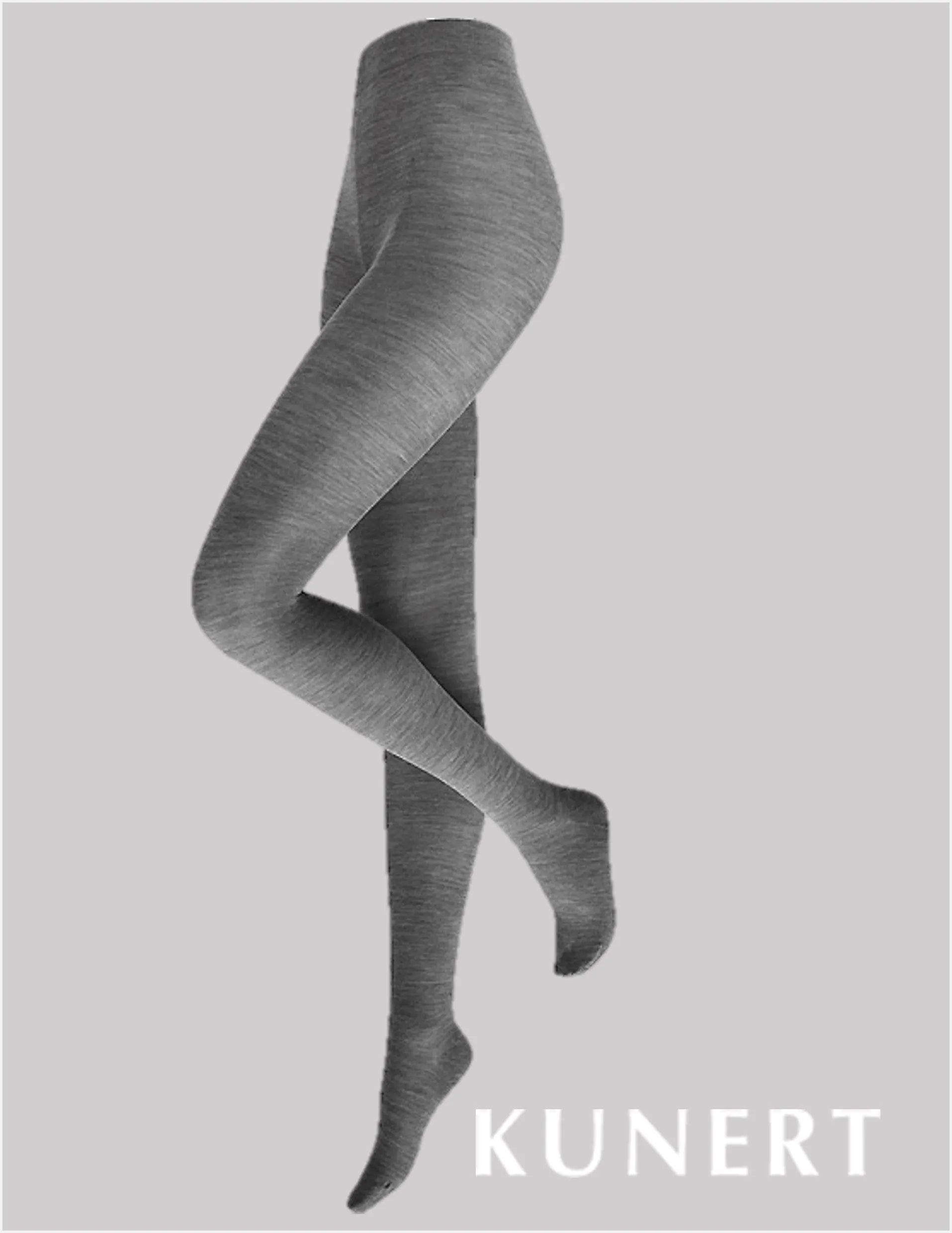 Kunert Soft Wool/Cotton Tights Light Grey 399200