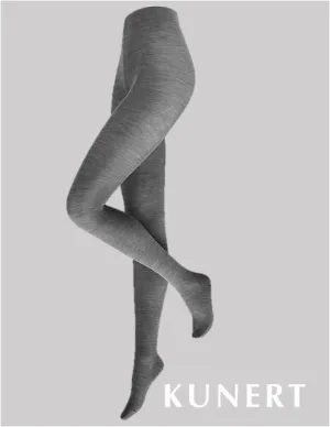 Kunert Soft Wool/Cotton Tights Light Grey 399200