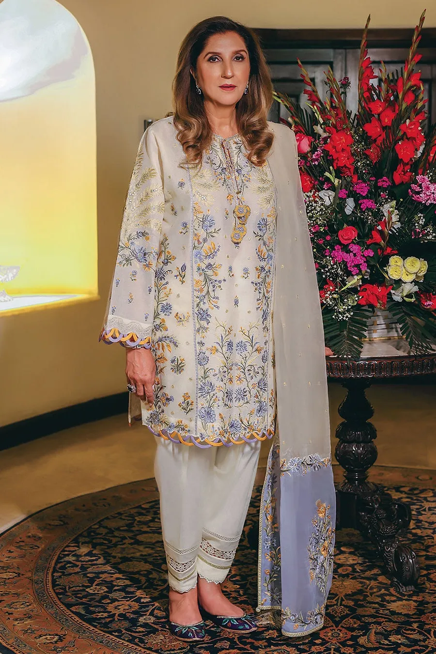 Élan Luxury Lawn Collection 2022 – EL22-11 B (NEZIHA)