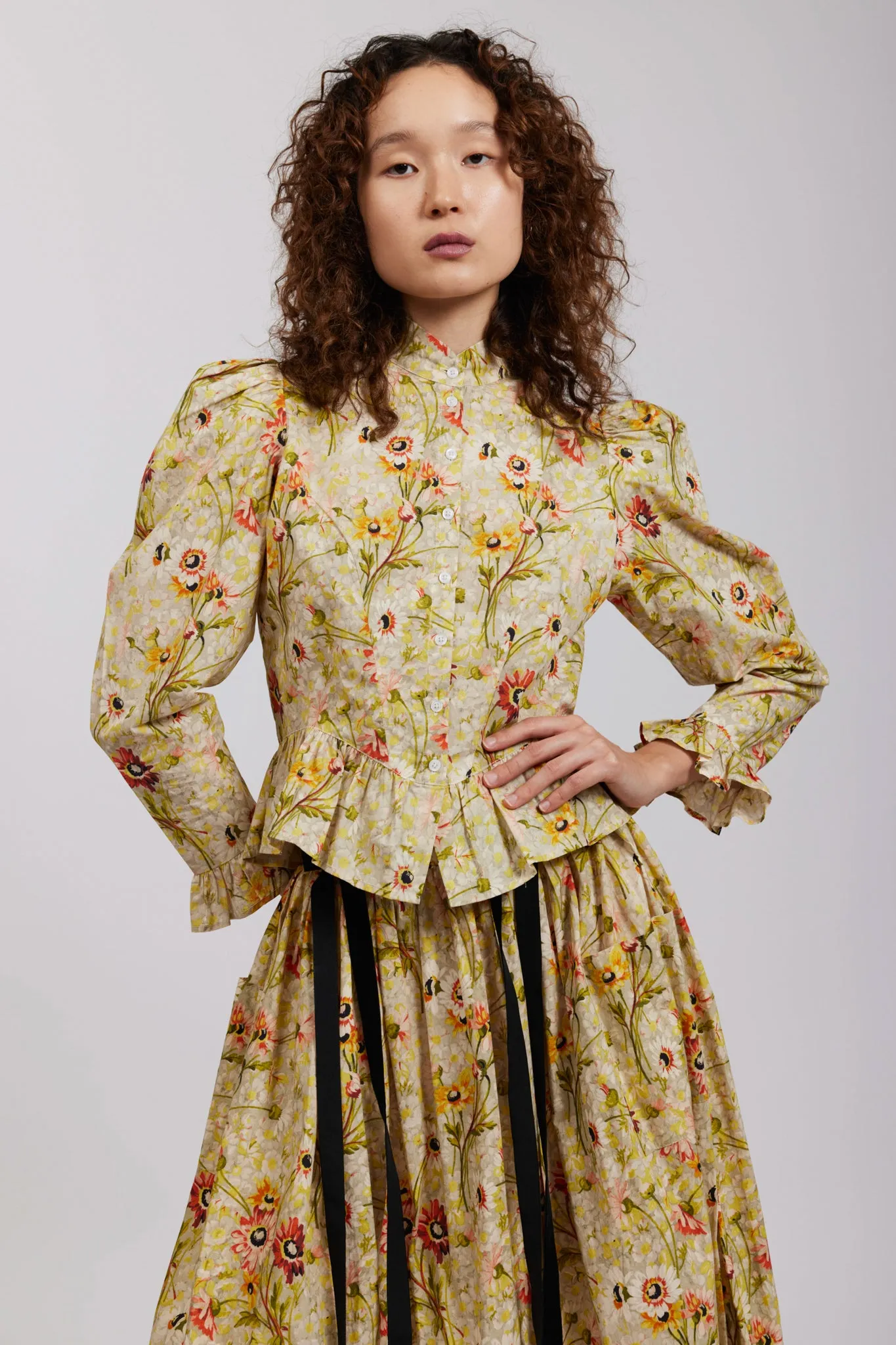 Laura Ashley x Batsheva Grace Blouse in Witton Floral