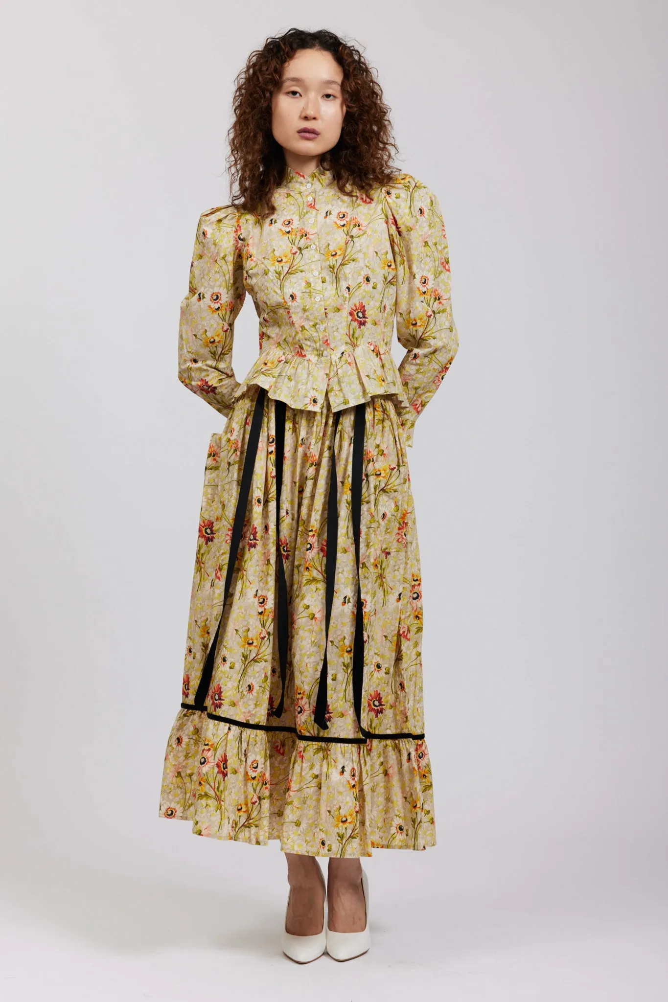 Laura Ashley x Batsheva Grace Blouse in Witton Floral