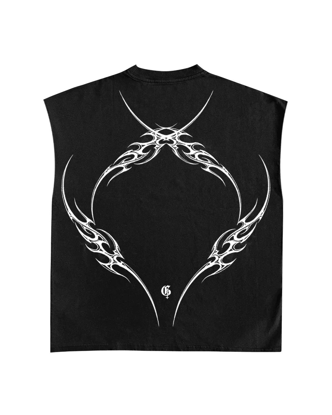 Maria Unisex Black Boxy Vest