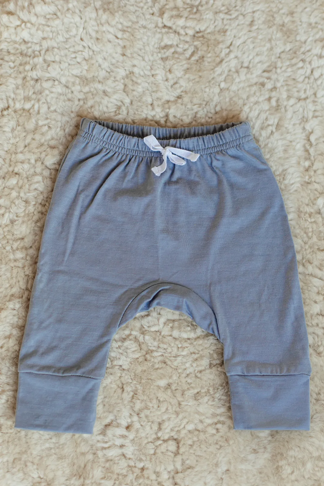 Merino Emerson Baby Leggings - Cornflower