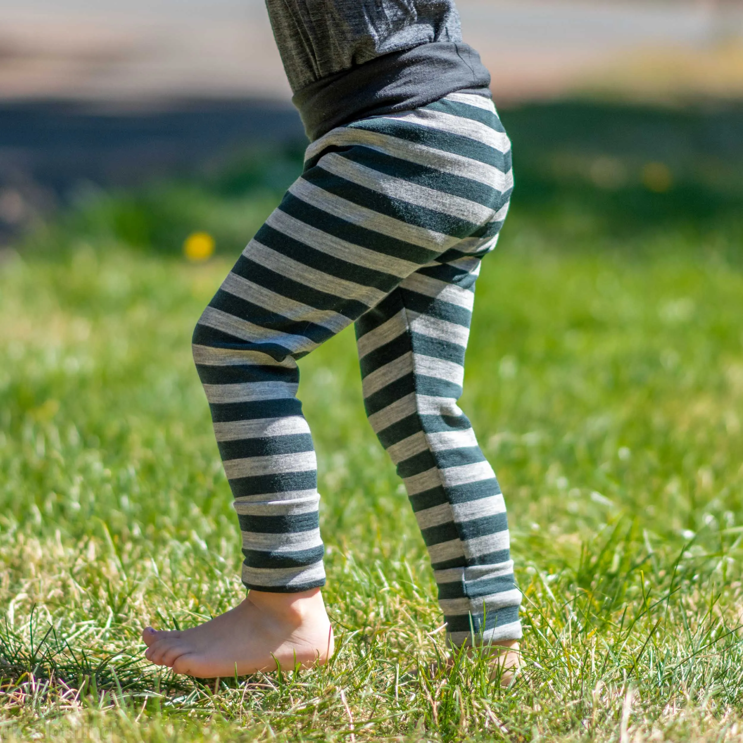 Merino Wool Adjustable Leggings - Base Layer Weight - 180-200gsm