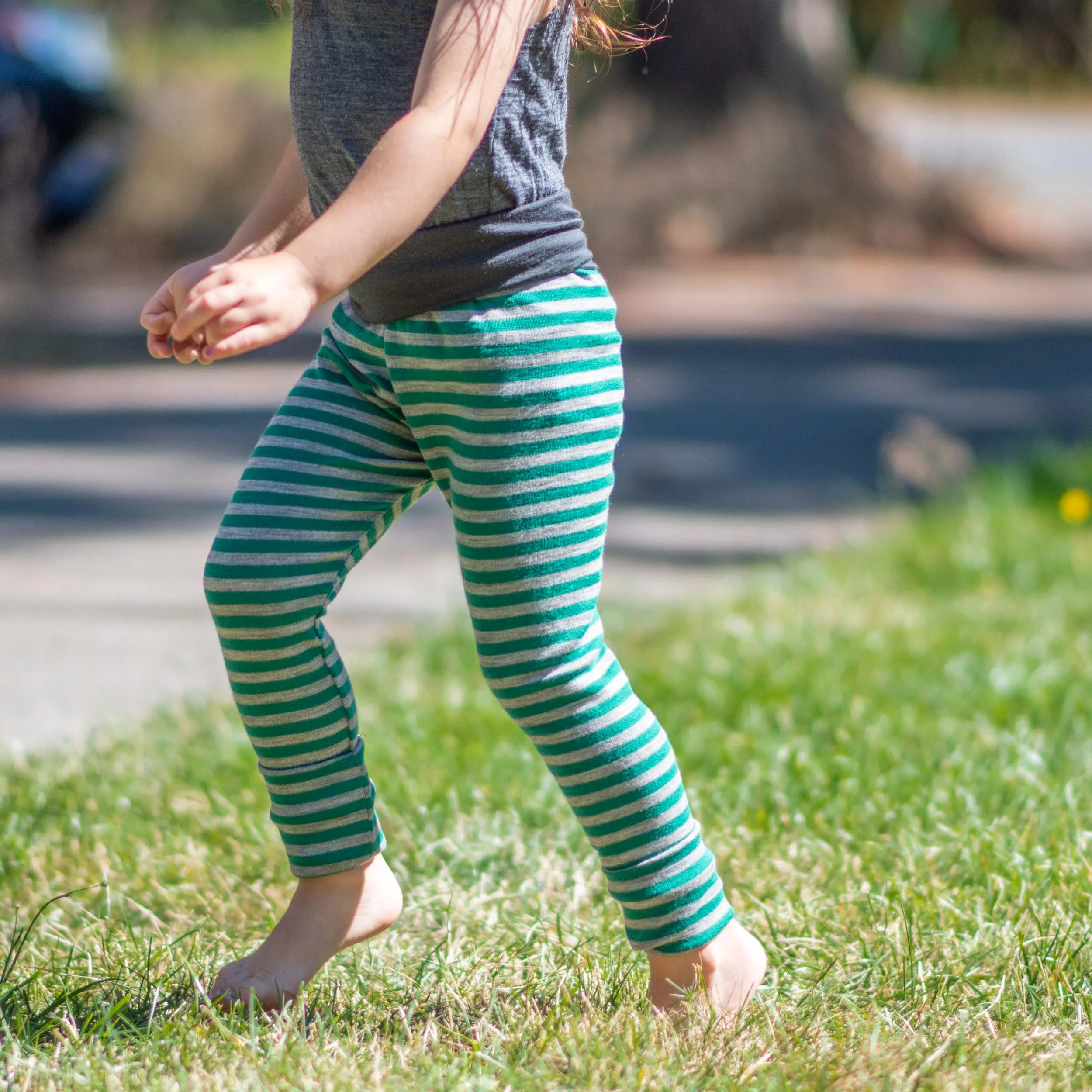 Merino Wool Adjustable Leggings - Base Layer Weight - 180-200gsm