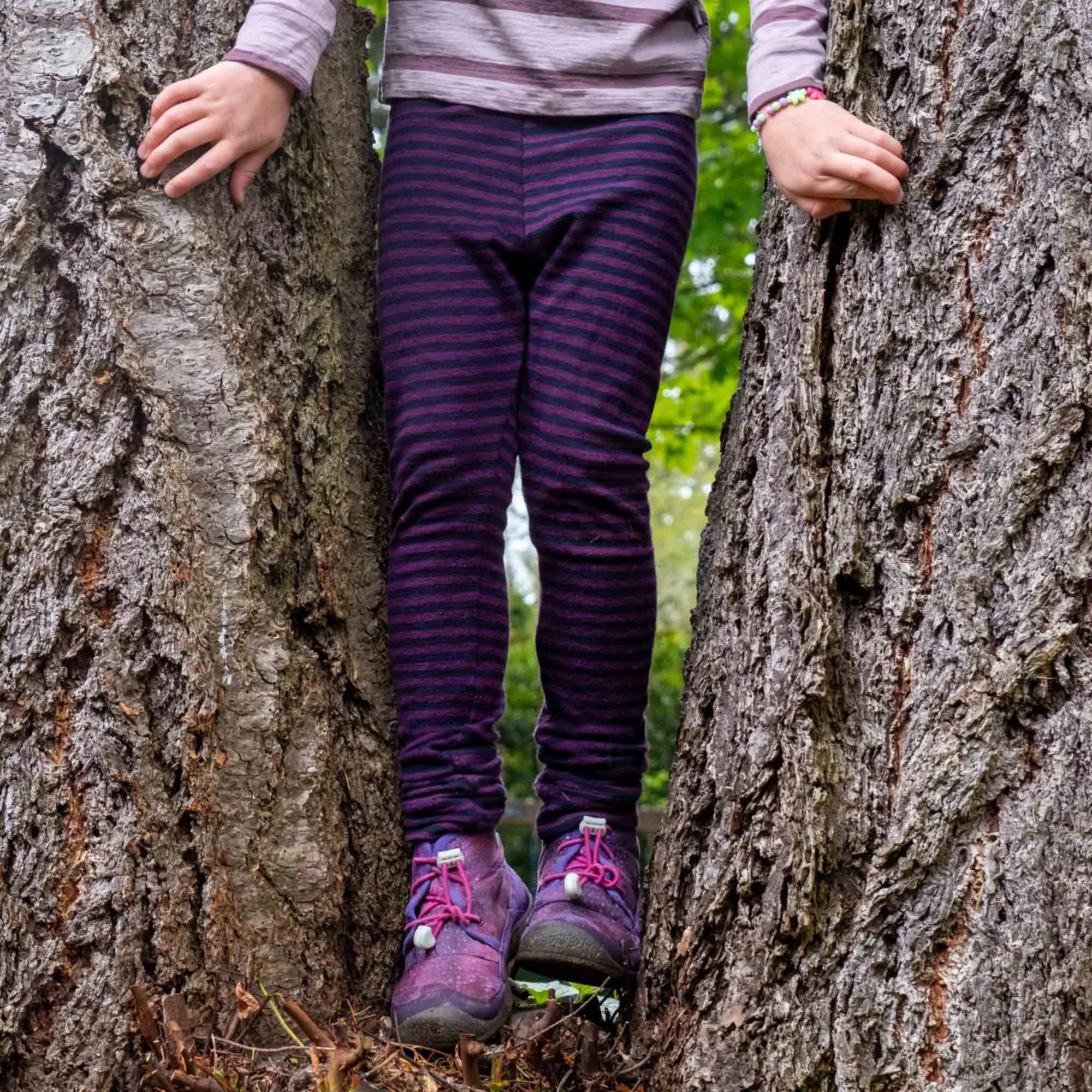 Merino Wool Adjustable Leggings - Mid-Heavy Weight - 210-320gsm