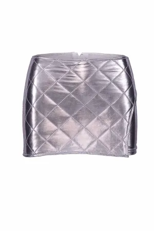 METALLIC SKORT
