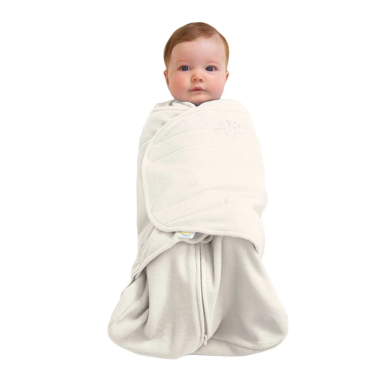 Micro Fleece SleepSack Swaddle - Cream by Halo