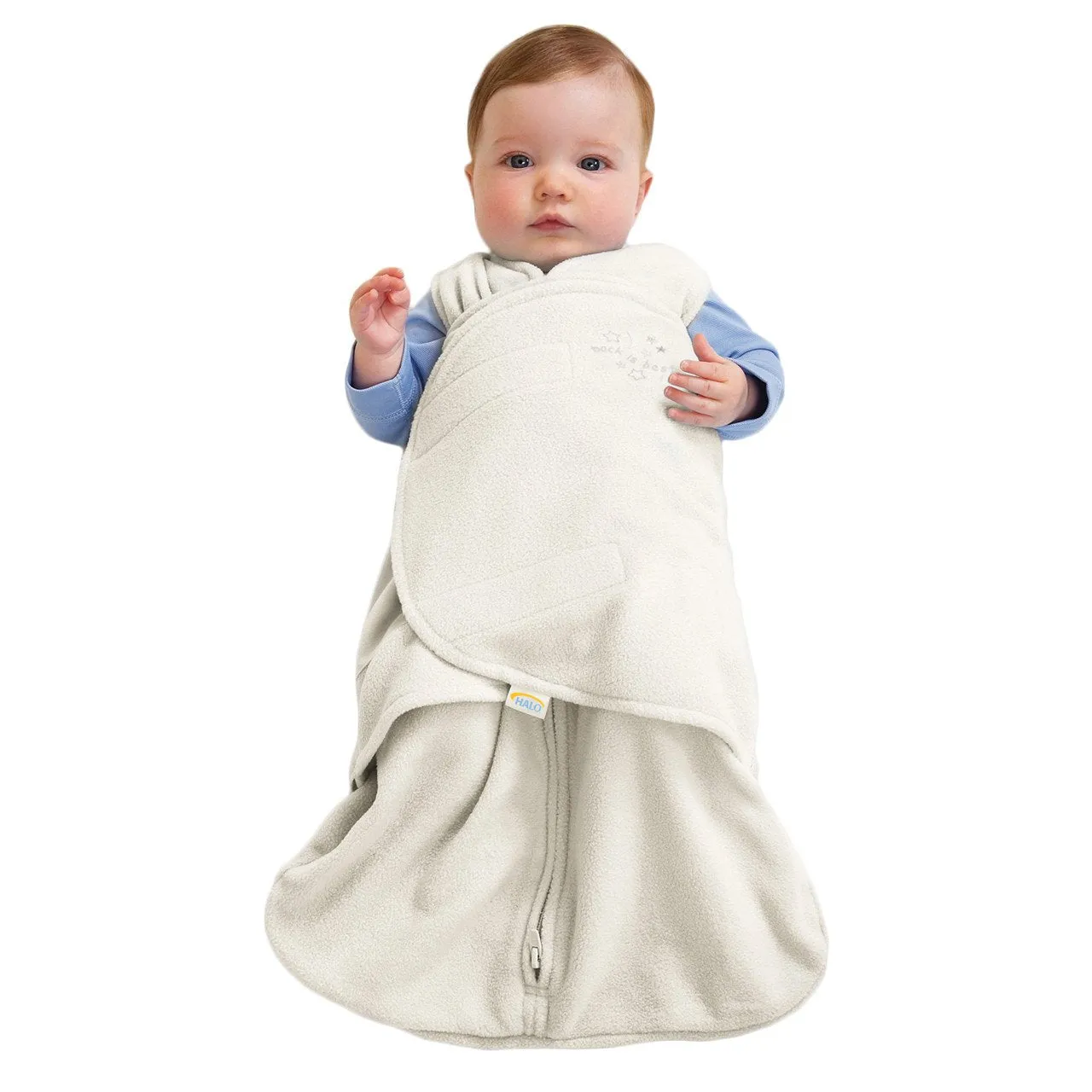 Micro Fleece SleepSack Swaddle - Cream by Halo