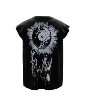 Orion Unisex Black Boxy Vest