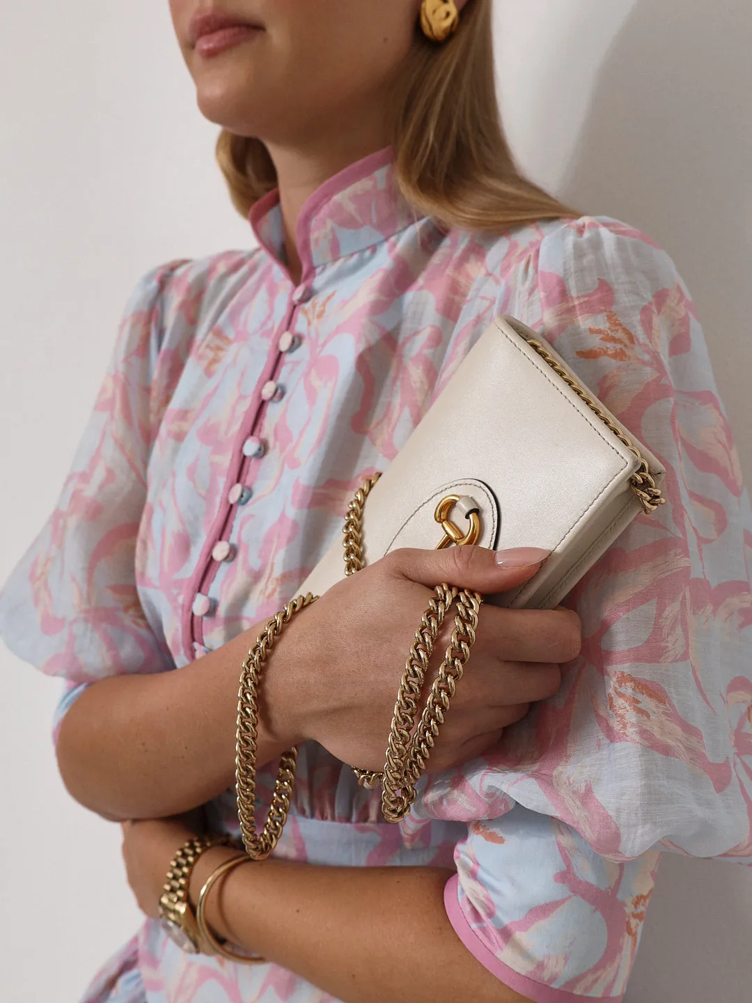 Patriza Tiered Frill Dress | Pastel Mix