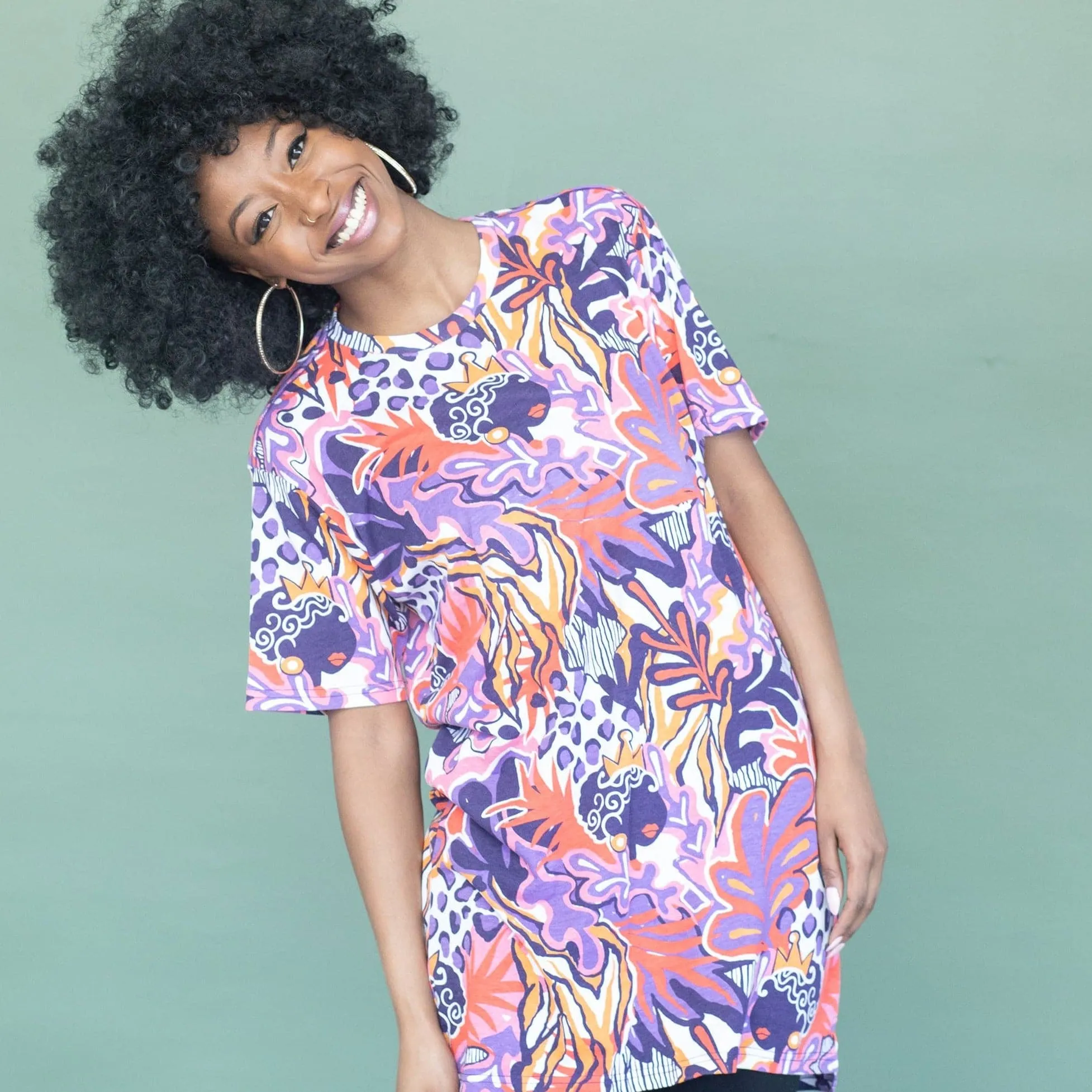 Purple Reign Extended/Oversized  T-shirt