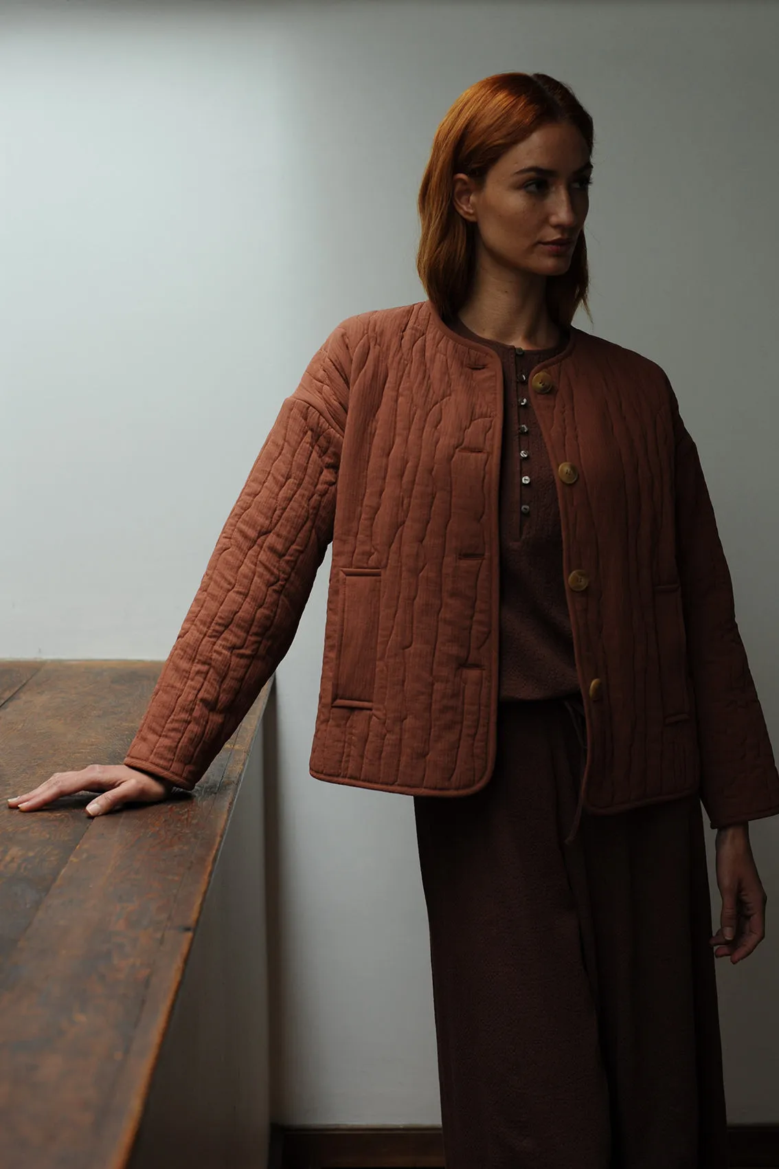 Quilted Cotton Jacket – Greda