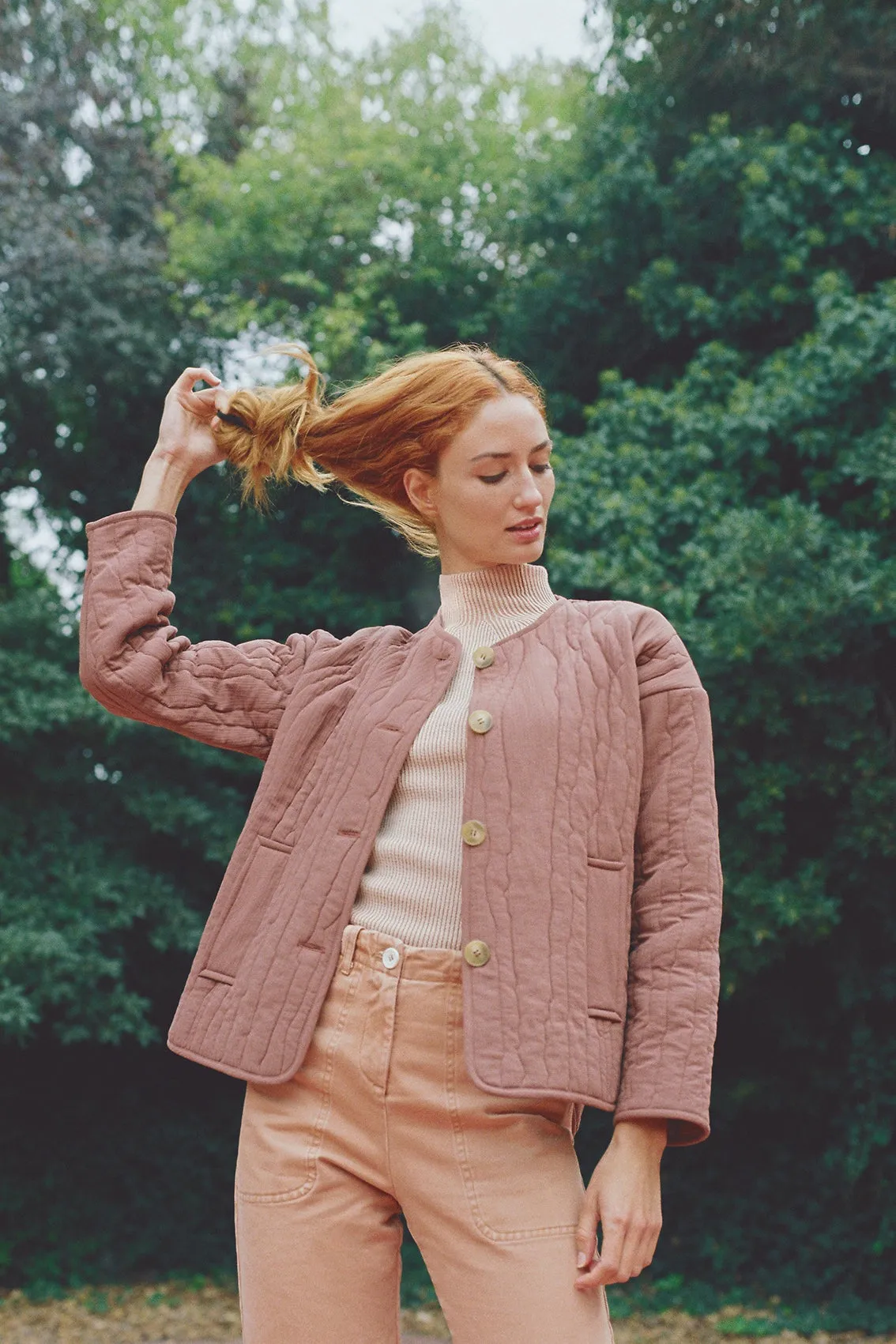 Quilted Cotton Jacket – Greda