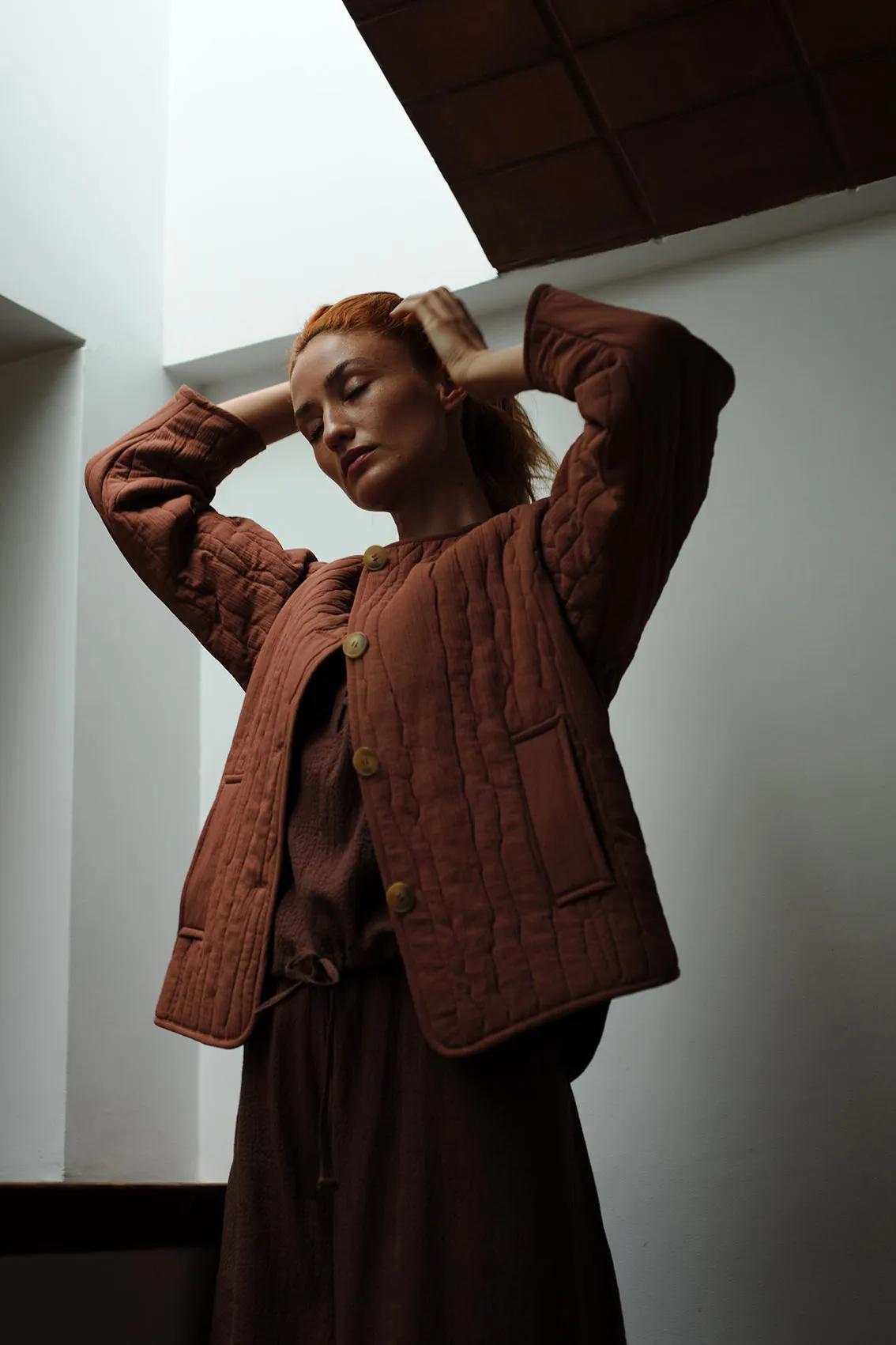 Quilted Cotton Jacket – Greda