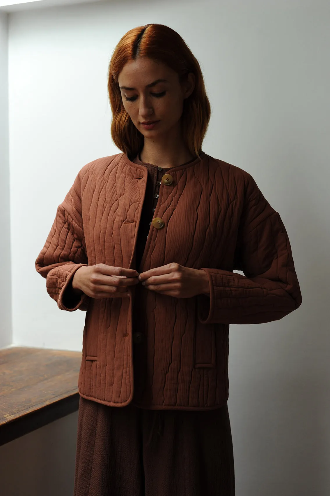 Quilted Cotton Jacket – Greda