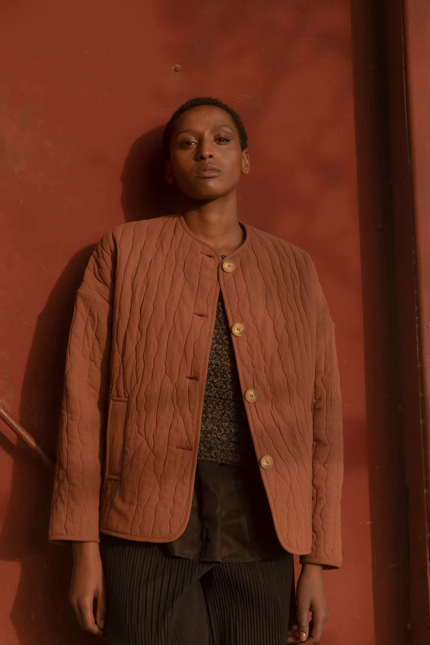 Quilted Cotton Jacket – Greda